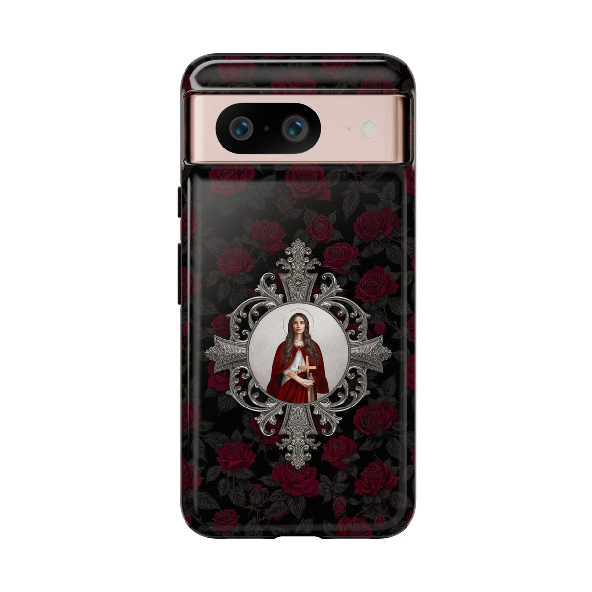 St. Mary Magdalene Hard Phone Case (Roses) Copyright VENXARA