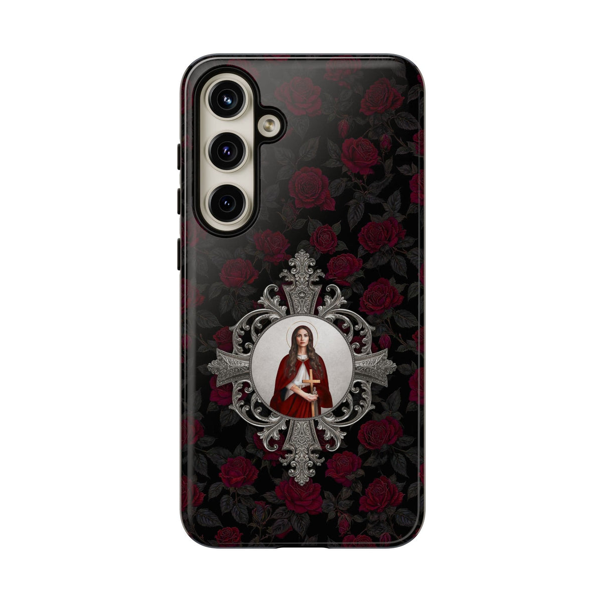 St. Mary Magdalene Hard Phone Case (Roses) Copyright VENXARA