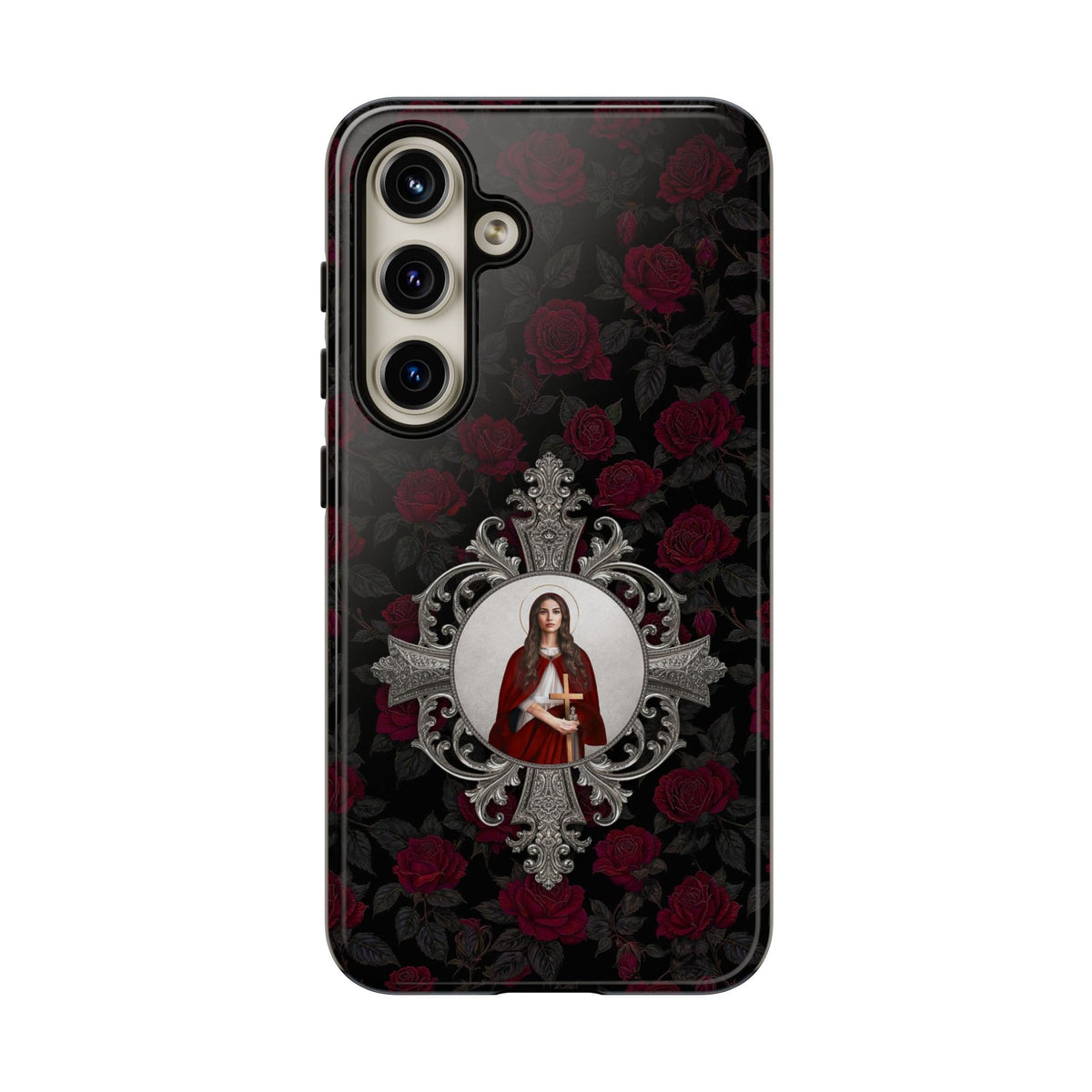St. Mary Magdalene Hard Phone Case (Roses) Copyright VENXARA
