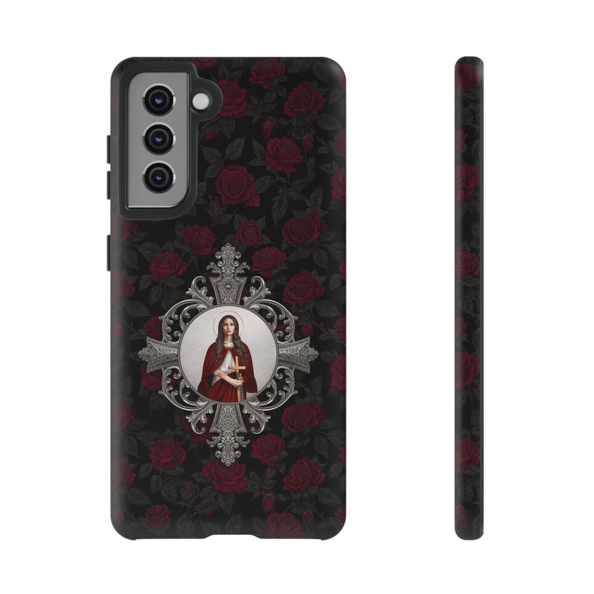 St. Mary Magdalene Hard Phone Case (Roses) Copyright VENXARA