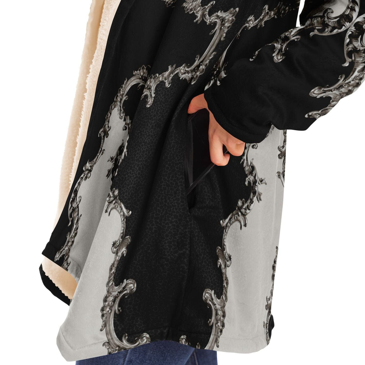 St. Mary Magdalene Microfleece Cloak (Baroque Leopard) Copyright VENXARA