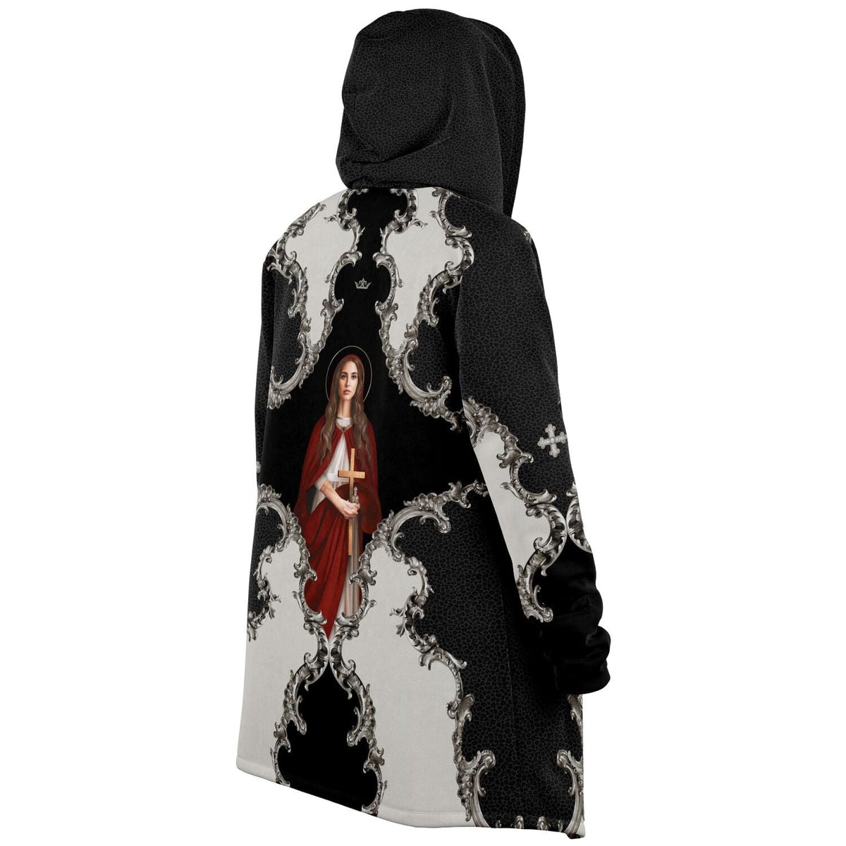 St. Mary Magdalene Microfleece Cloak (Baroque Leopard) Copyright VENXARA