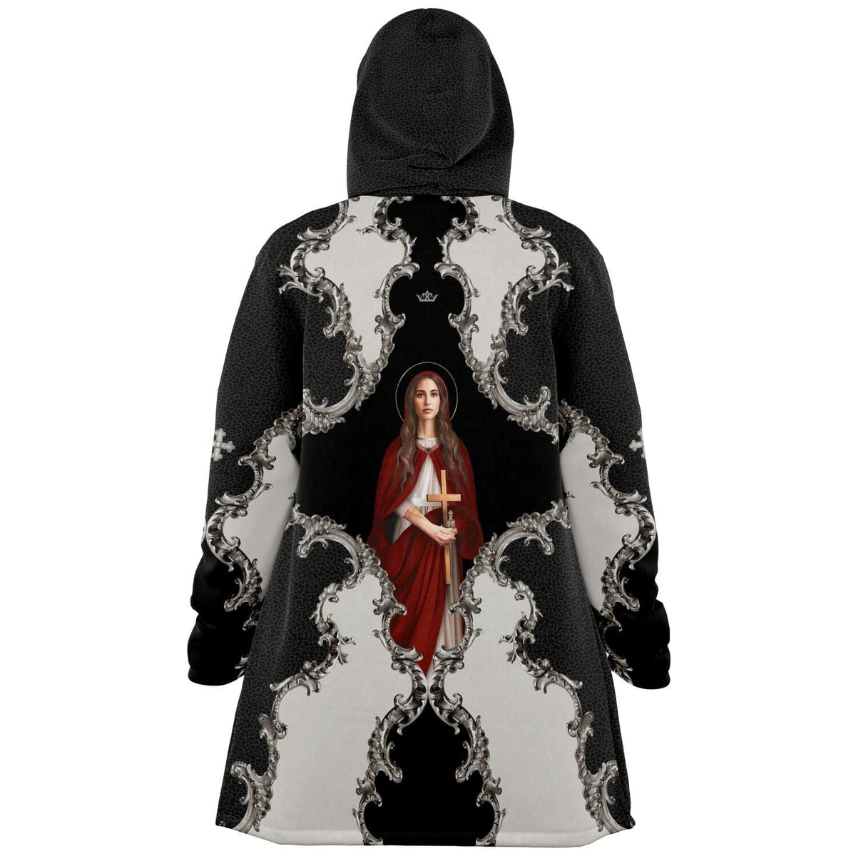 St. Mary Magdalene Microfleece Cloak (Baroque Leopard) Copyright VENXARA