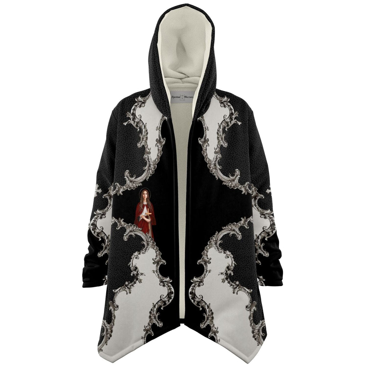 St. Mary Magdalene Microfleece Cloak (Baroque Leopard) Copyright VENXARA
