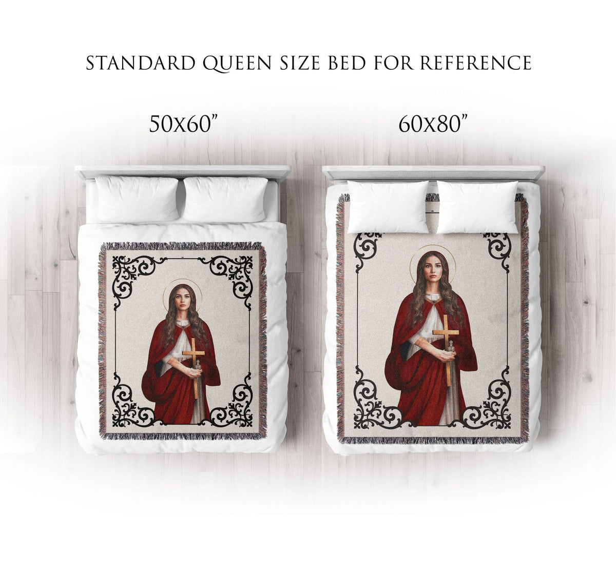 St. Mary Magdalene Woven Blanket Copyright VENXARA