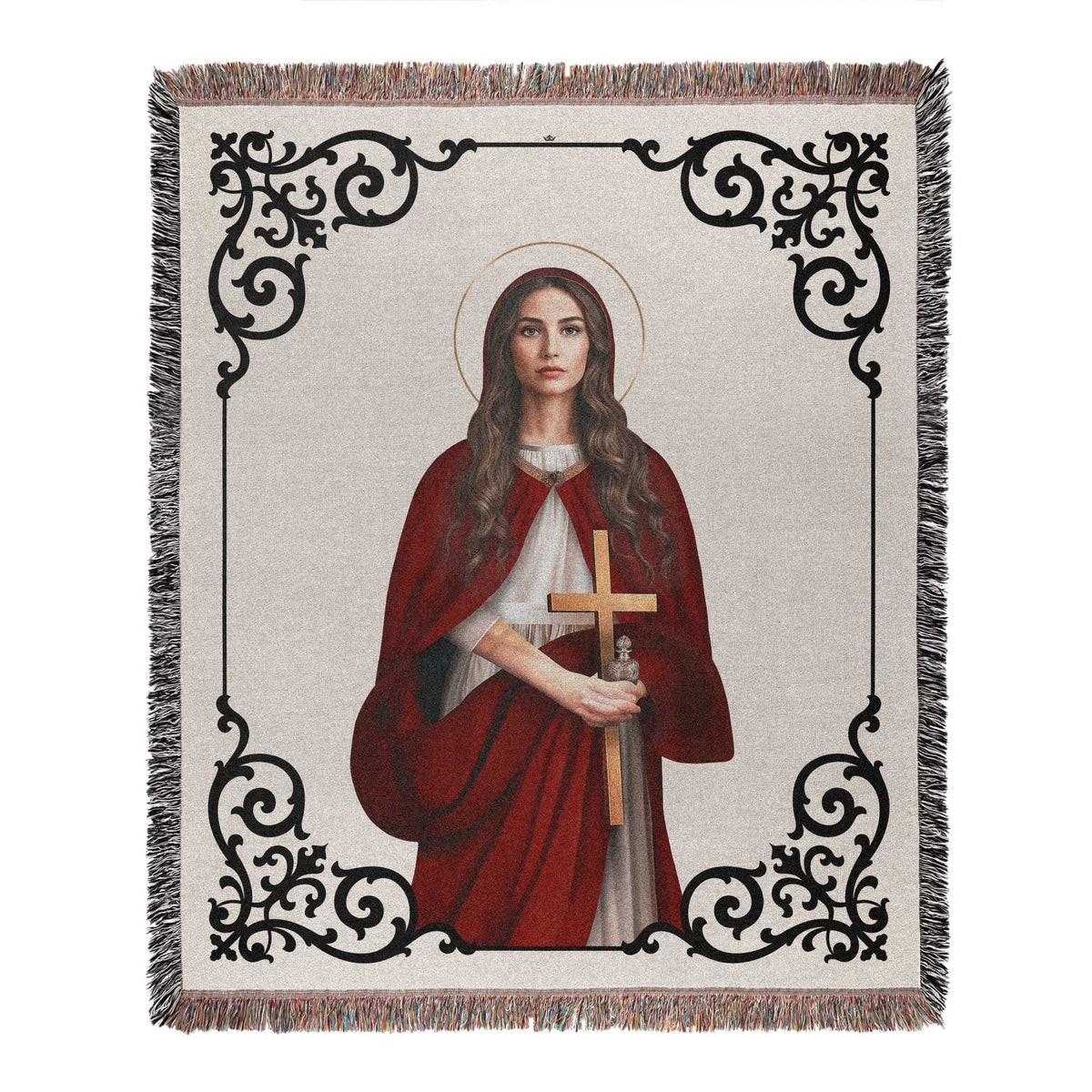 St. Mary Magdalene Woven Blanket Copyright VENXARA