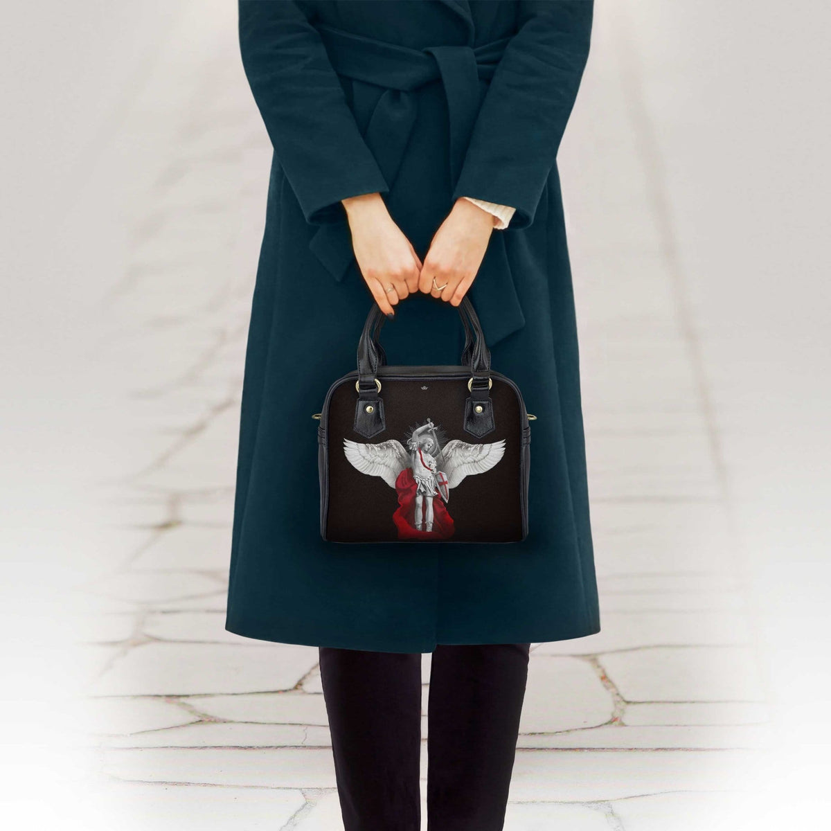 St. Michael the Archangel Handbag Copyright VENXARA