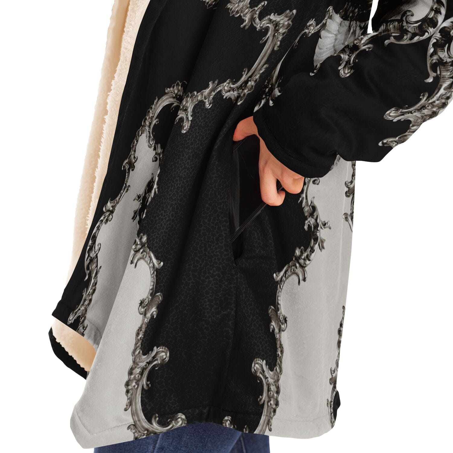 St. Michael the Archangel Microfleece Cloak (Baroque Leopard)