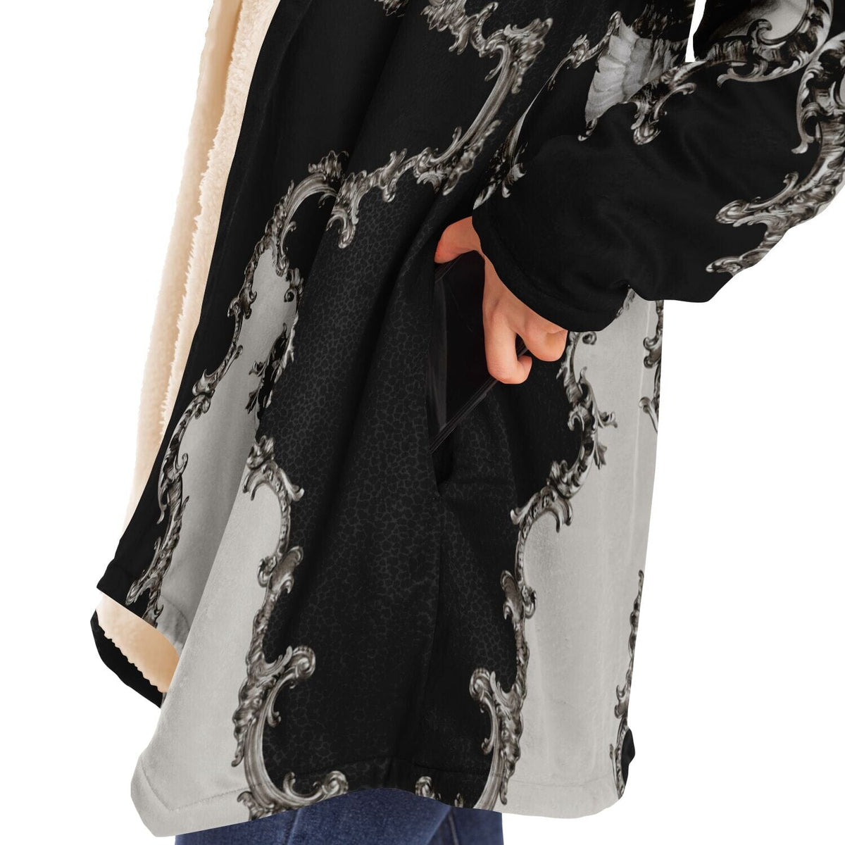 St. Michael the Archangel Microfleece Cloak (Baroque Leopard) Copyright VENXARA