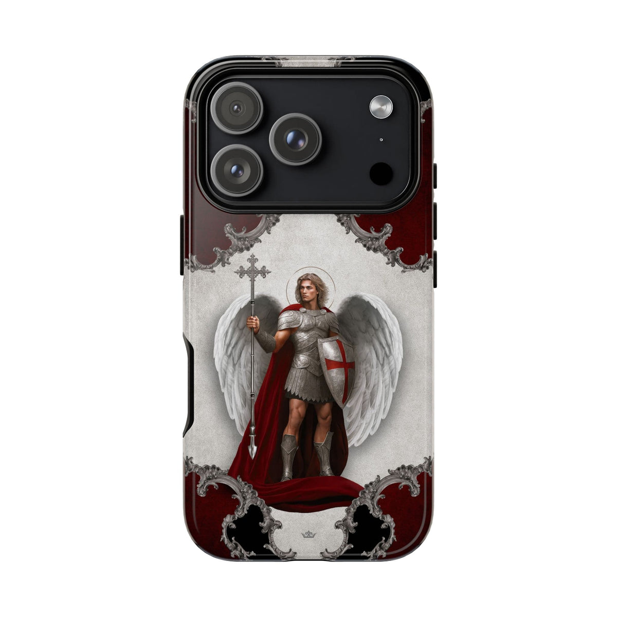 St. Michael the Archangel Victorious Hard Phone Case (Baroque) Copyright VENXARA