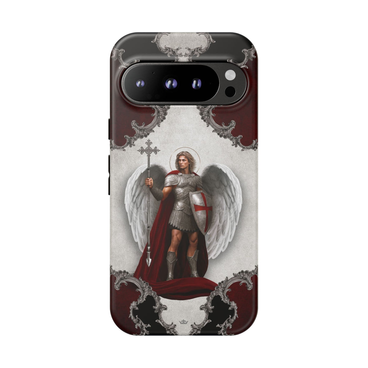 St. Michael the Archangel Victorious Hard Phone Case (Baroque) Copyright VENXARA