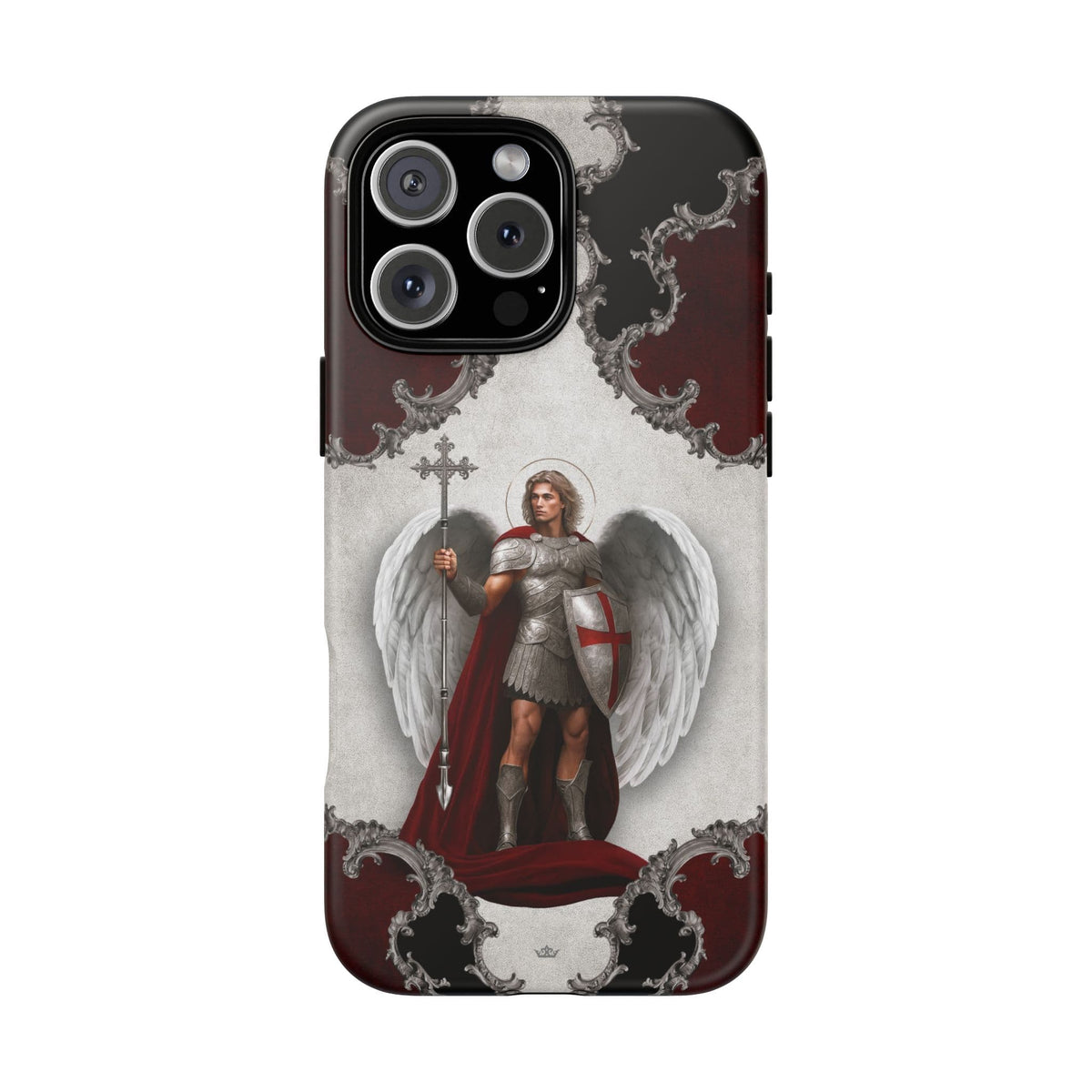 St. Michael the Archangel Victorious Hard Phone Case (Baroque) Copyright VENXARA