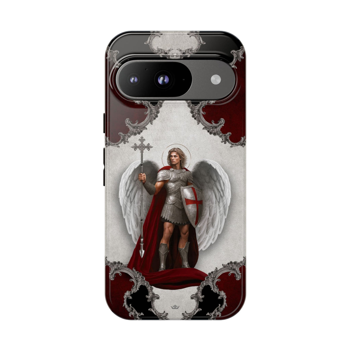 St. Michael the Archangel Victorious Hard Phone Case (Baroque) Copyright VENXARA