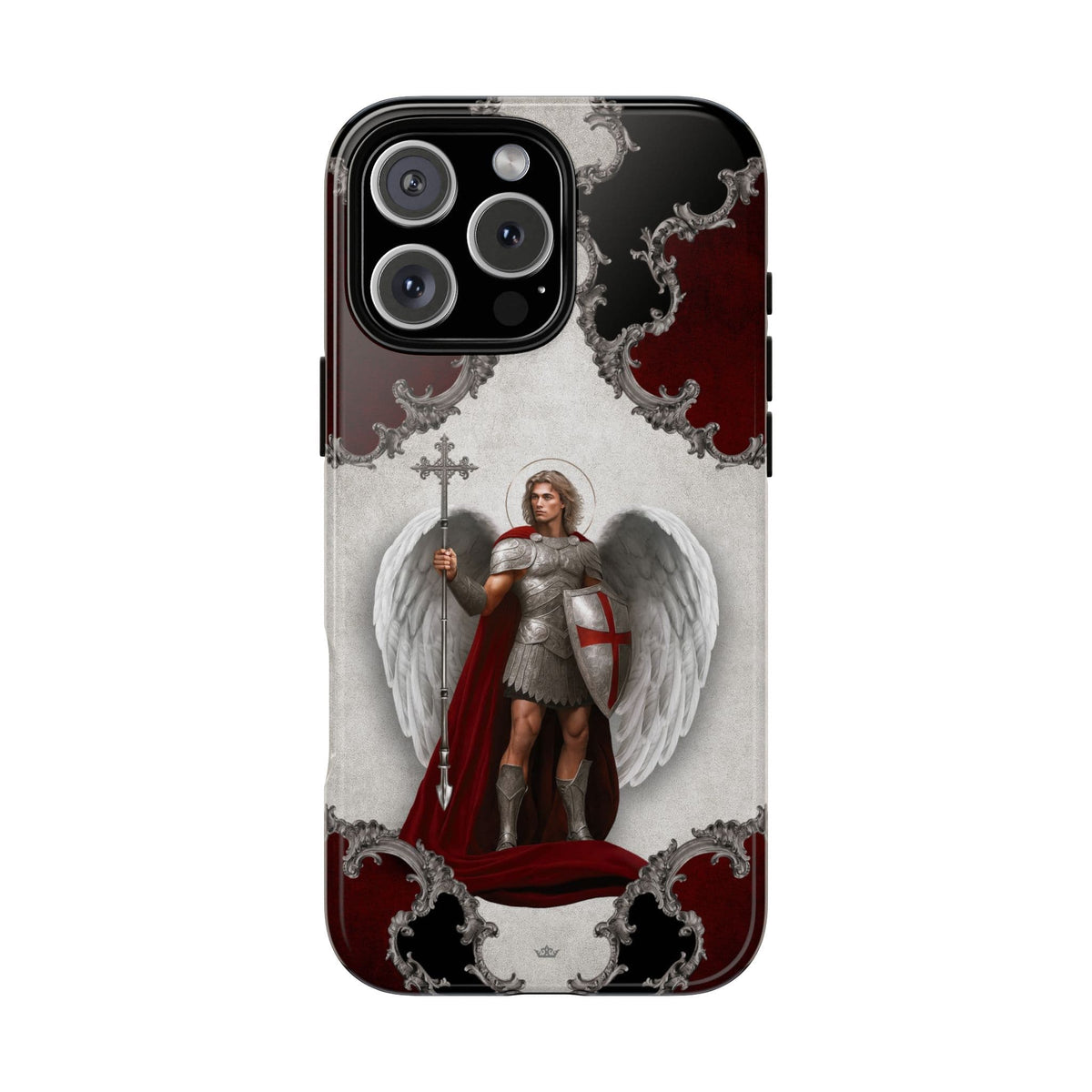 St. Michael the Archangel Victorious Hard Phone Case (Baroque) Copyright VENXARA