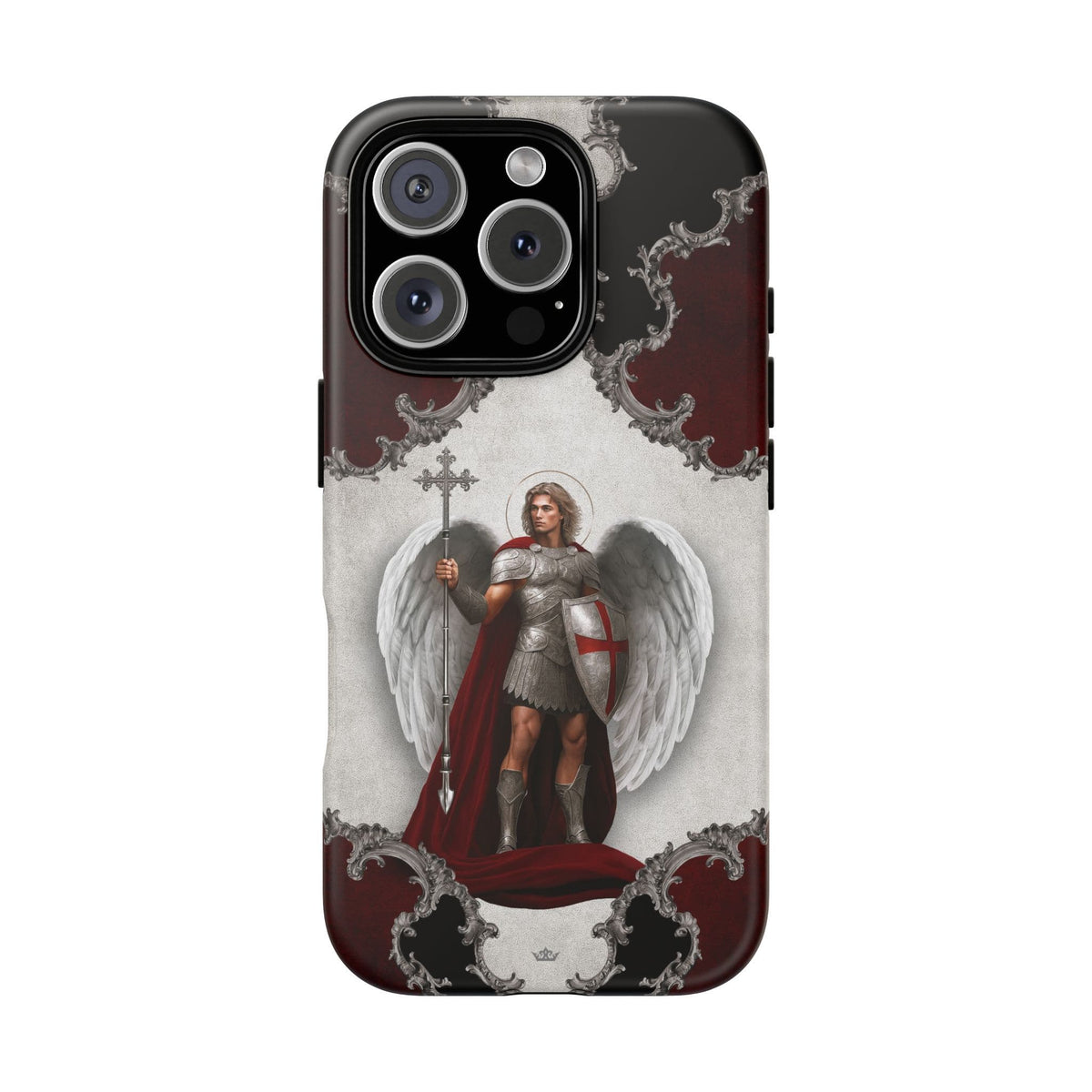St. Michael the Archangel Victorious Hard Phone Case (Baroque) Copyright VENXARA