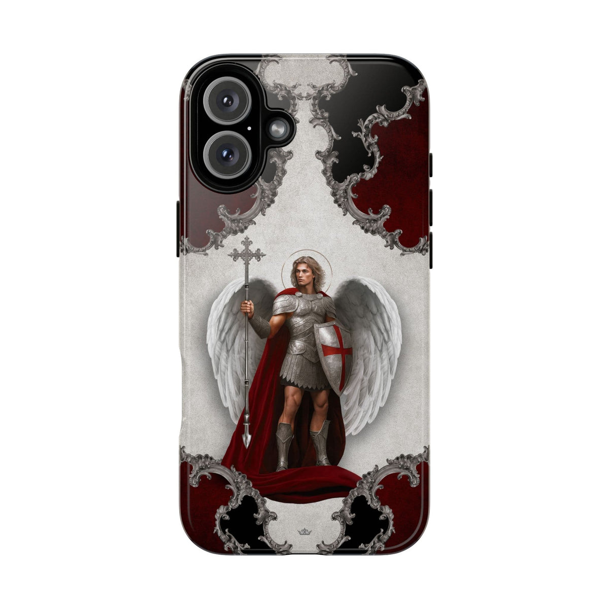 St. Michael the Archangel Victorious Hard Phone Case (Baroque) Copyright VENXARA