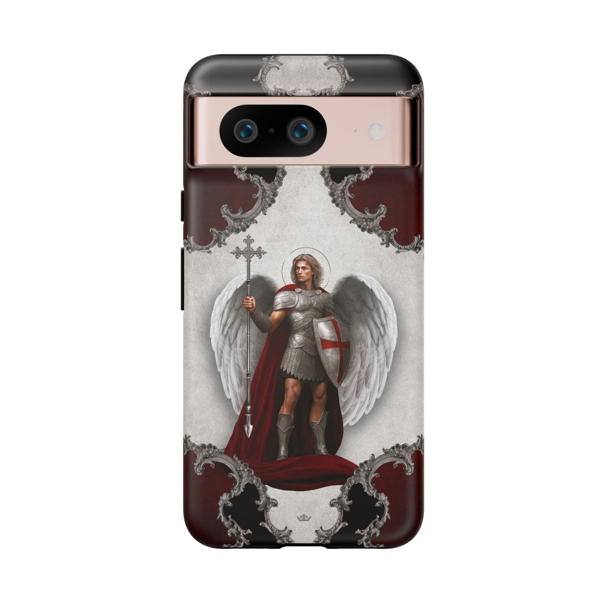 St. Michael the Archangel Victorious Hard Phone Case (Baroque) Copyright VENXARA