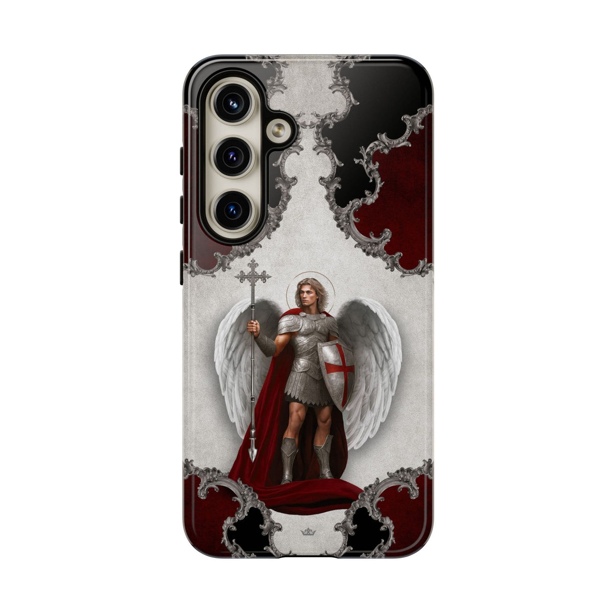 St. Michael the Archangel Victorious Hard Phone Case (Baroque) Copyright VENXARA