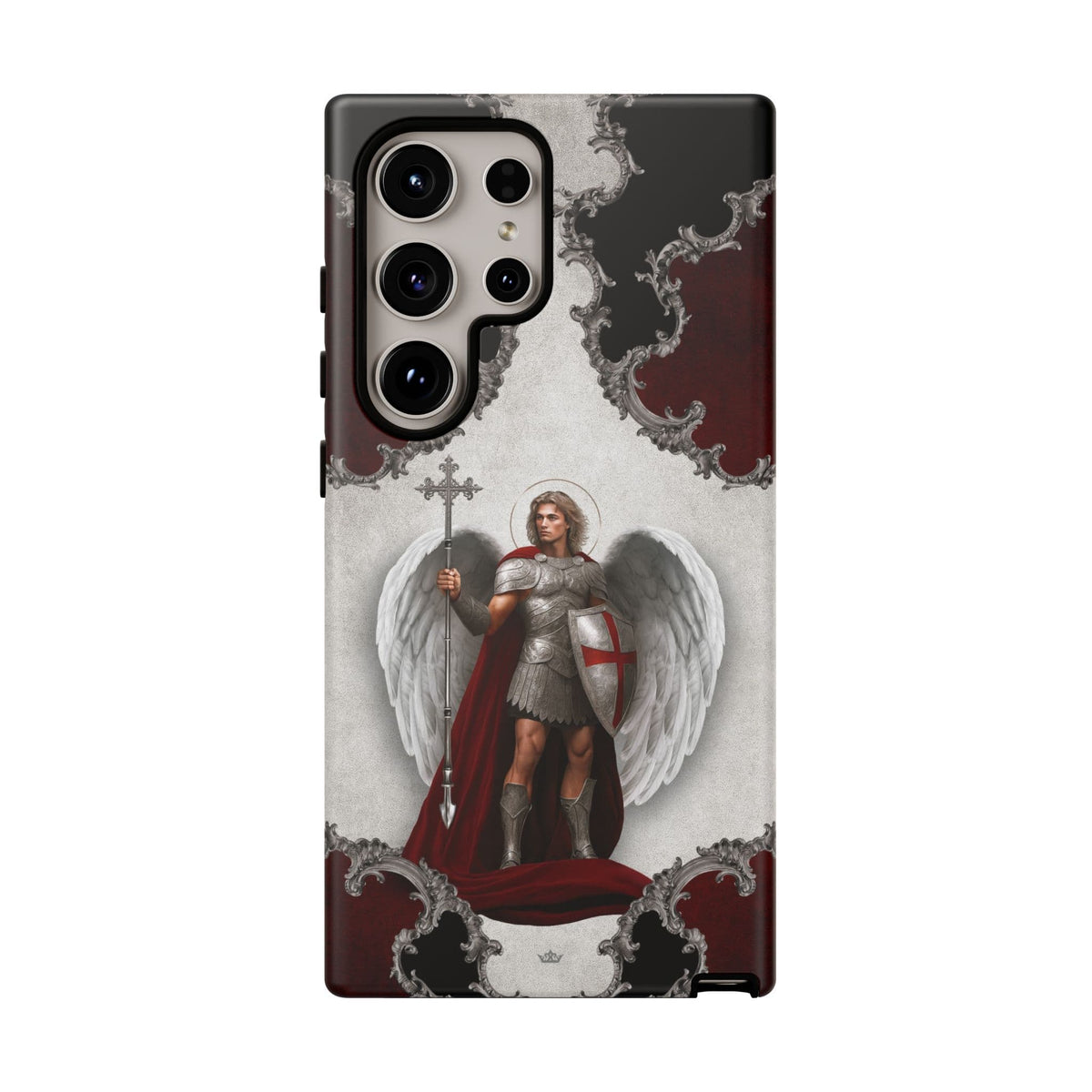 St. Michael the Archangel Victorious Hard Phone Case (Baroque) Copyright VENXARA