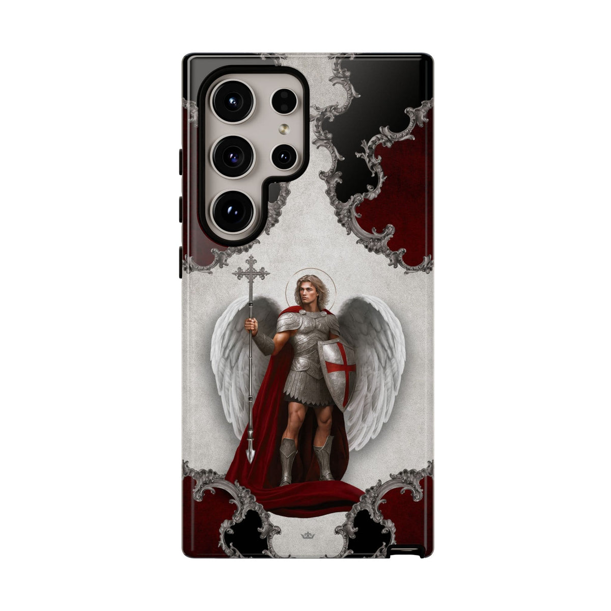 St. Michael the Archangel Victorious Hard Phone Case (Baroque) Copyright VENXARA