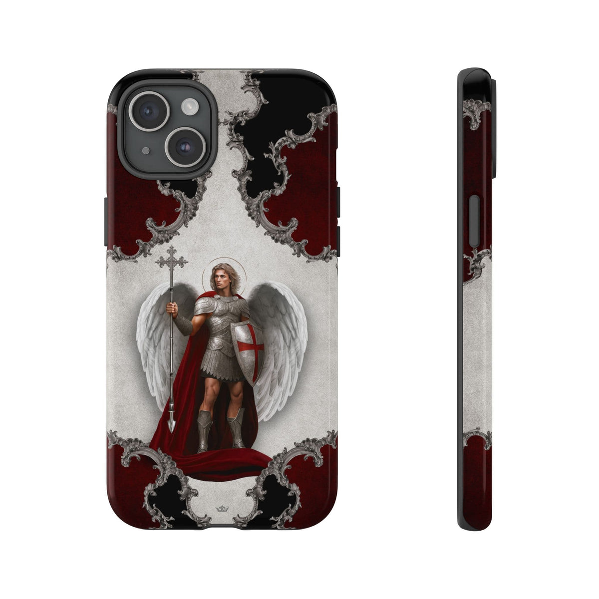 St. Michael the Archangel Victorious Hard Phone Case (Baroque) Copyright VENXARA