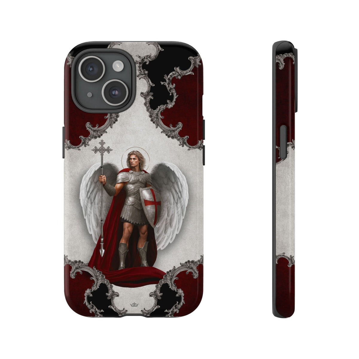 St. Michael the Archangel Victorious Hard Phone Case (Baroque) Copyright VENXARA