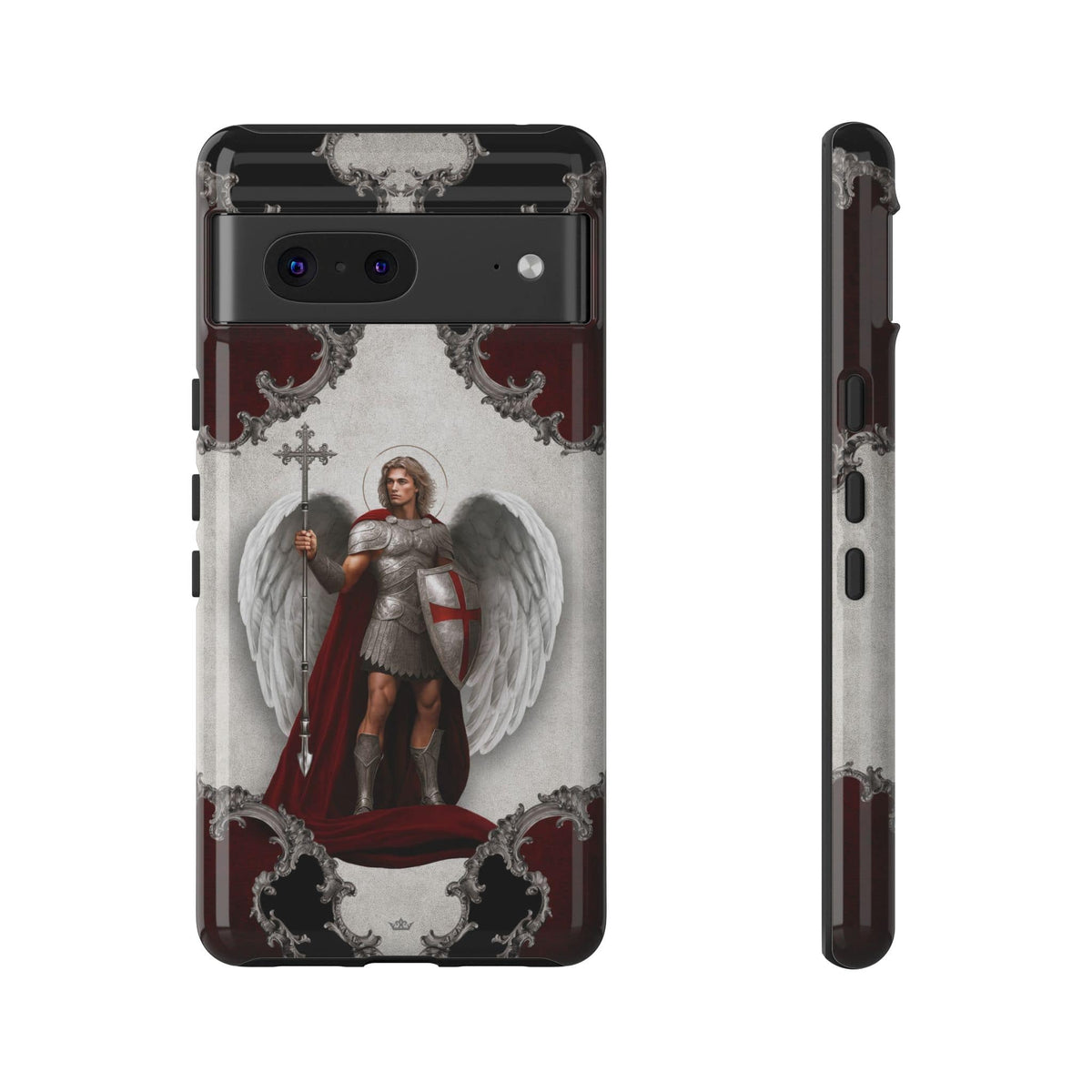 St. Michael the Archangel Victorious Hard Phone Case (Baroque) Copyright VENXARA