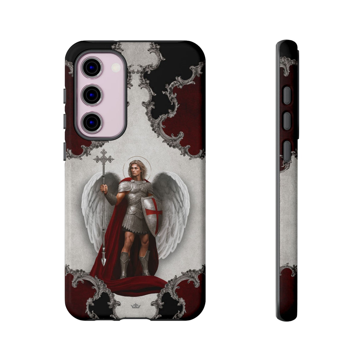 St. Michael the Archangel Victorious Hard Phone Case (Baroque) Copyright VENXARA
