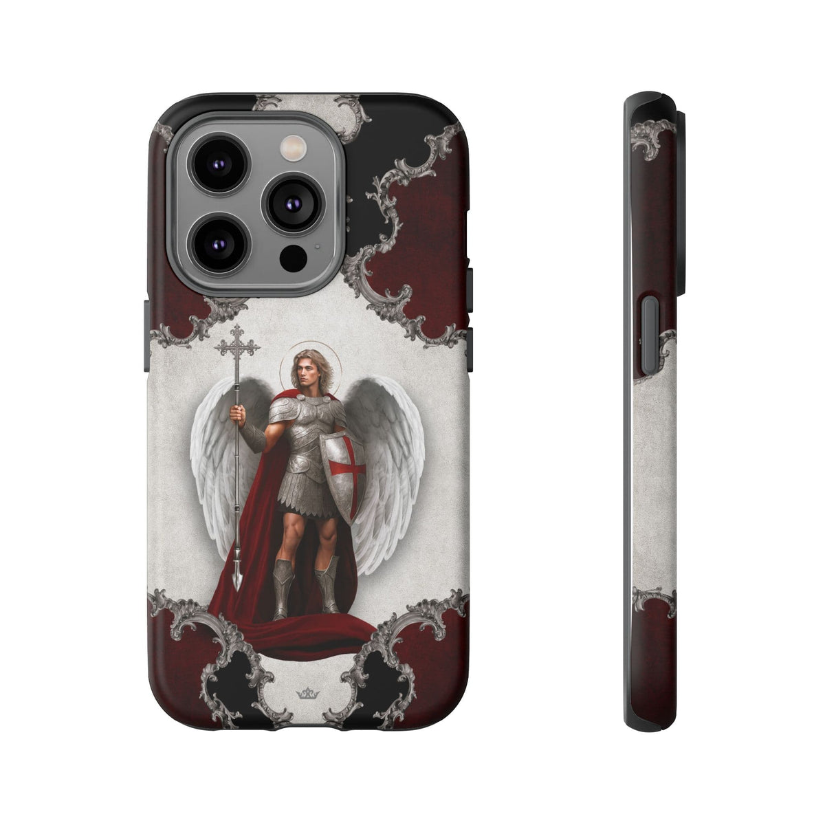 St. Michael the Archangel Victorious Hard Phone Case (Baroque) Copyright VENXARA