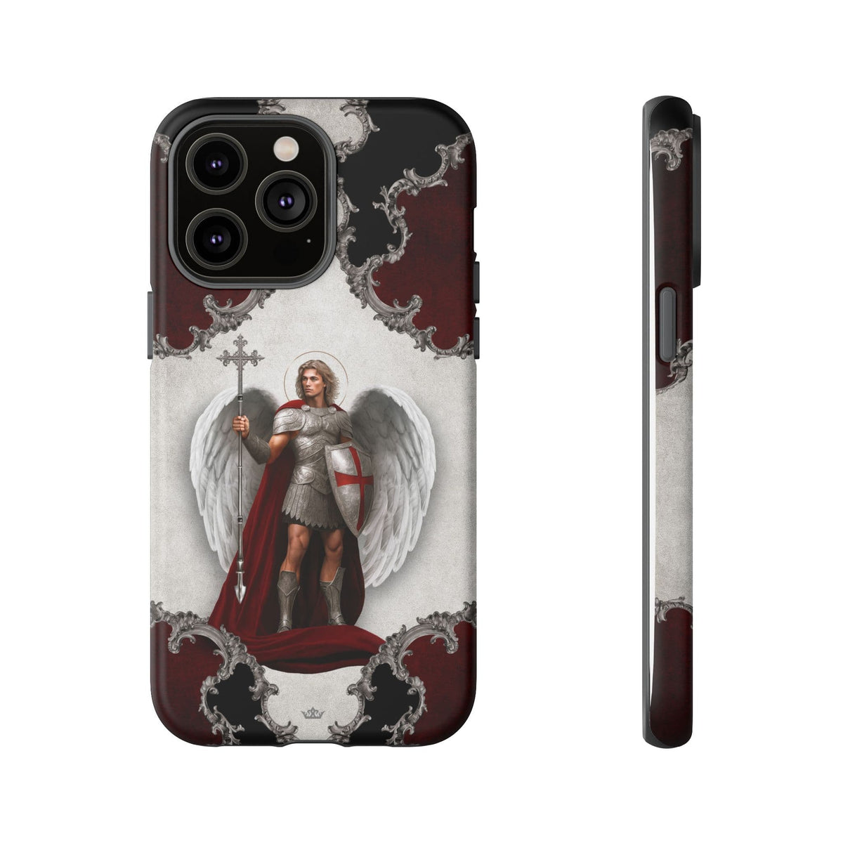 St. Michael the Archangel Victorious Hard Phone Case (Baroque) Copyright VENXARA