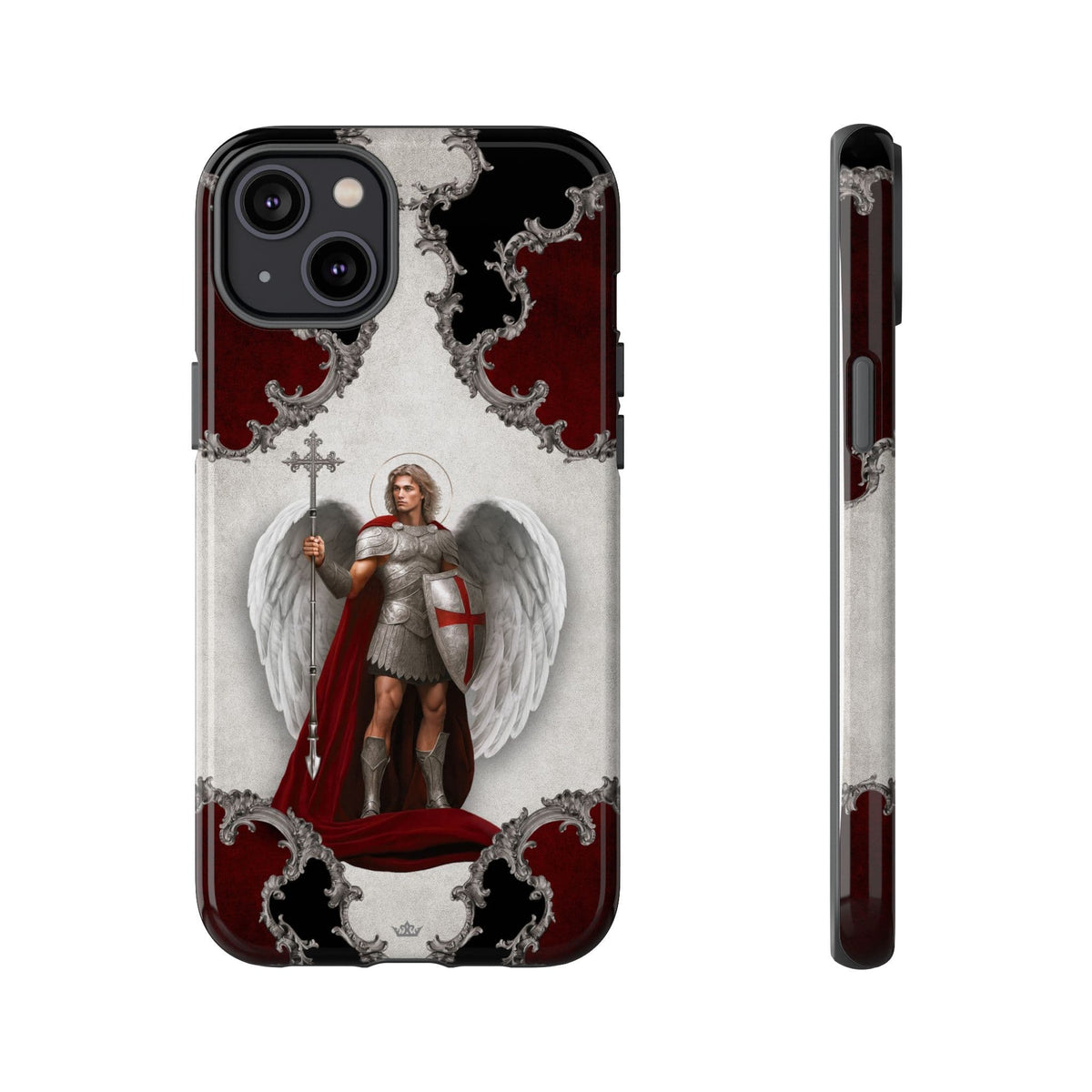 St. Michael the Archangel Victorious Hard Phone Case (Baroque) Copyright VENXARA