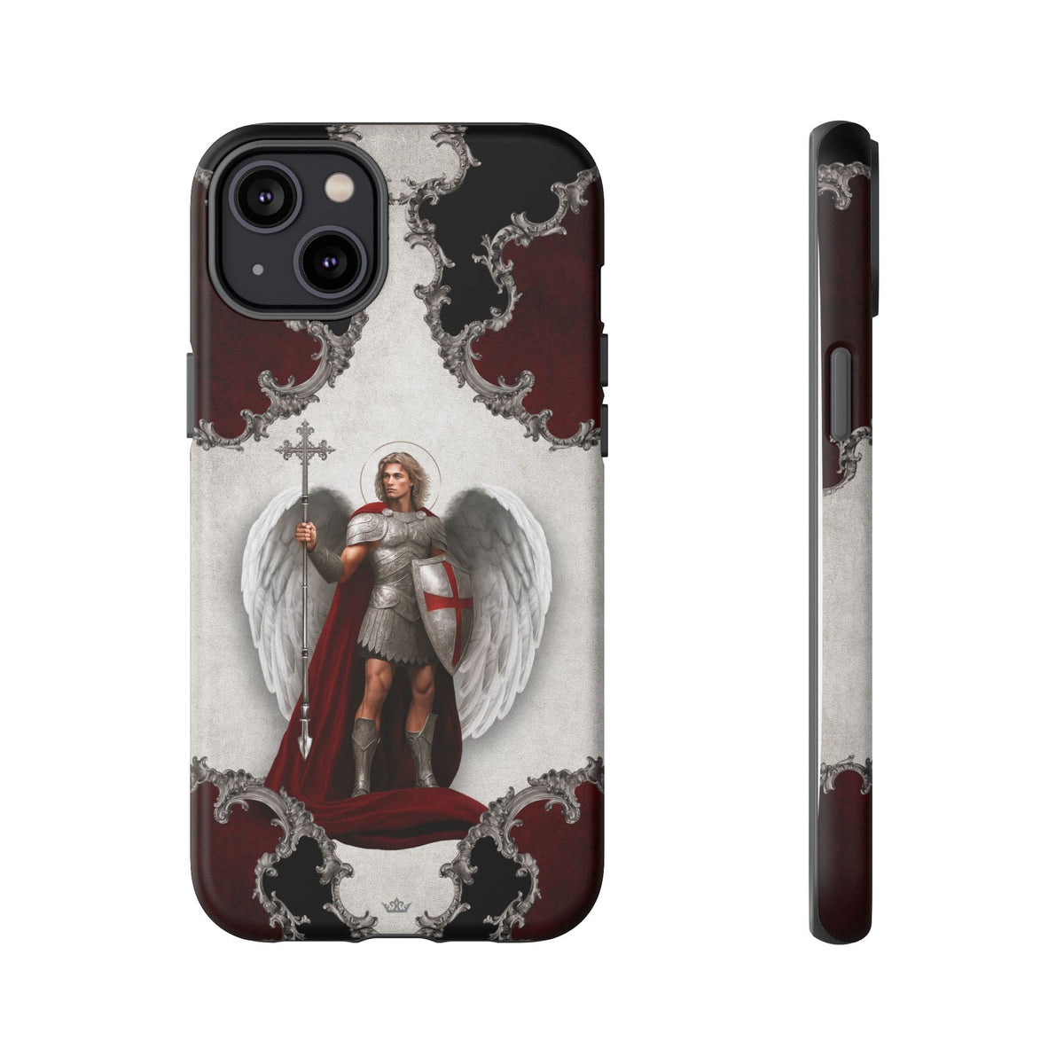 St. Michael the Archangel Victorious Hard Phone Case (Baroque) Copyright VENXARA