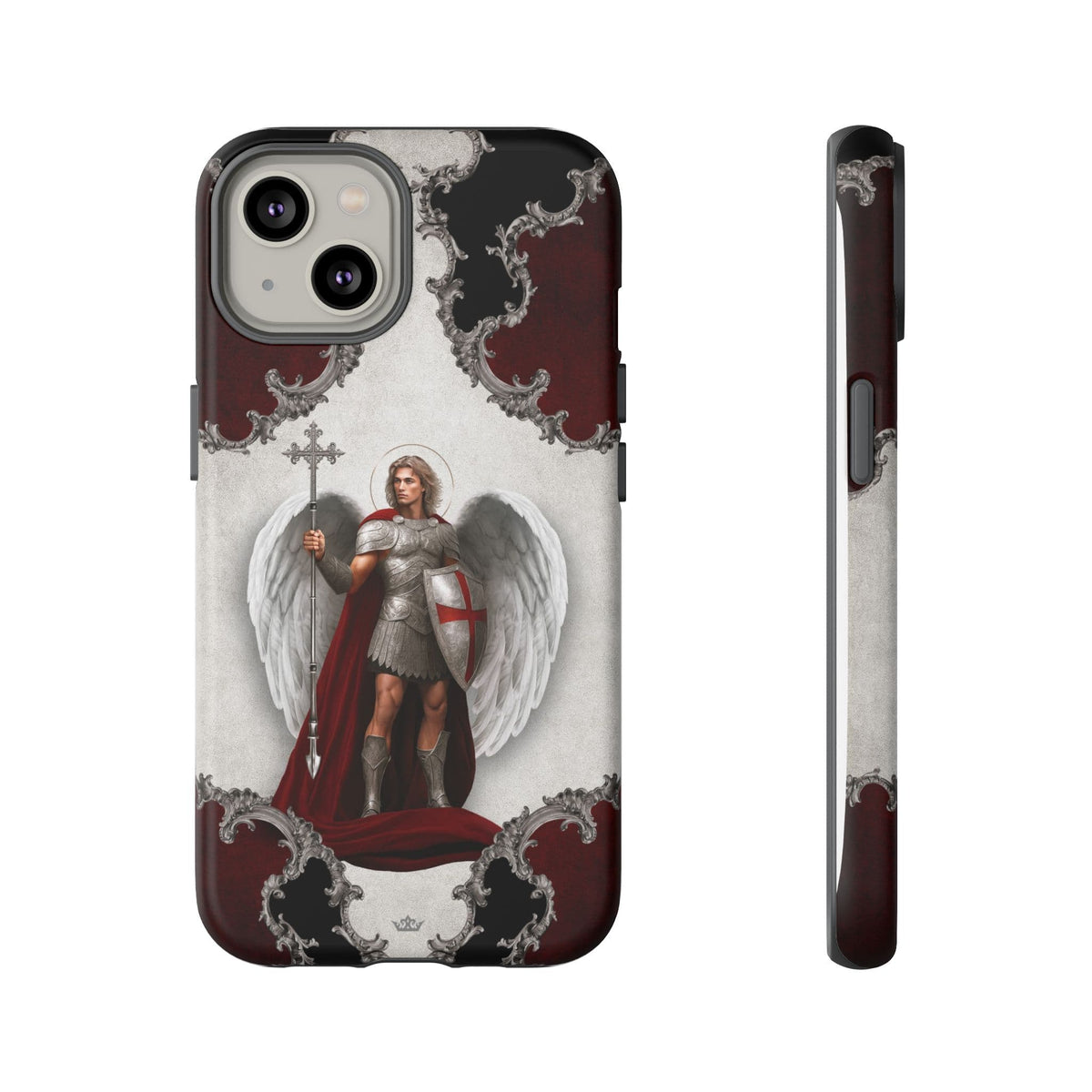 St. Michael the Archangel Victorious Hard Phone Case (Baroque) Copyright VENXARA