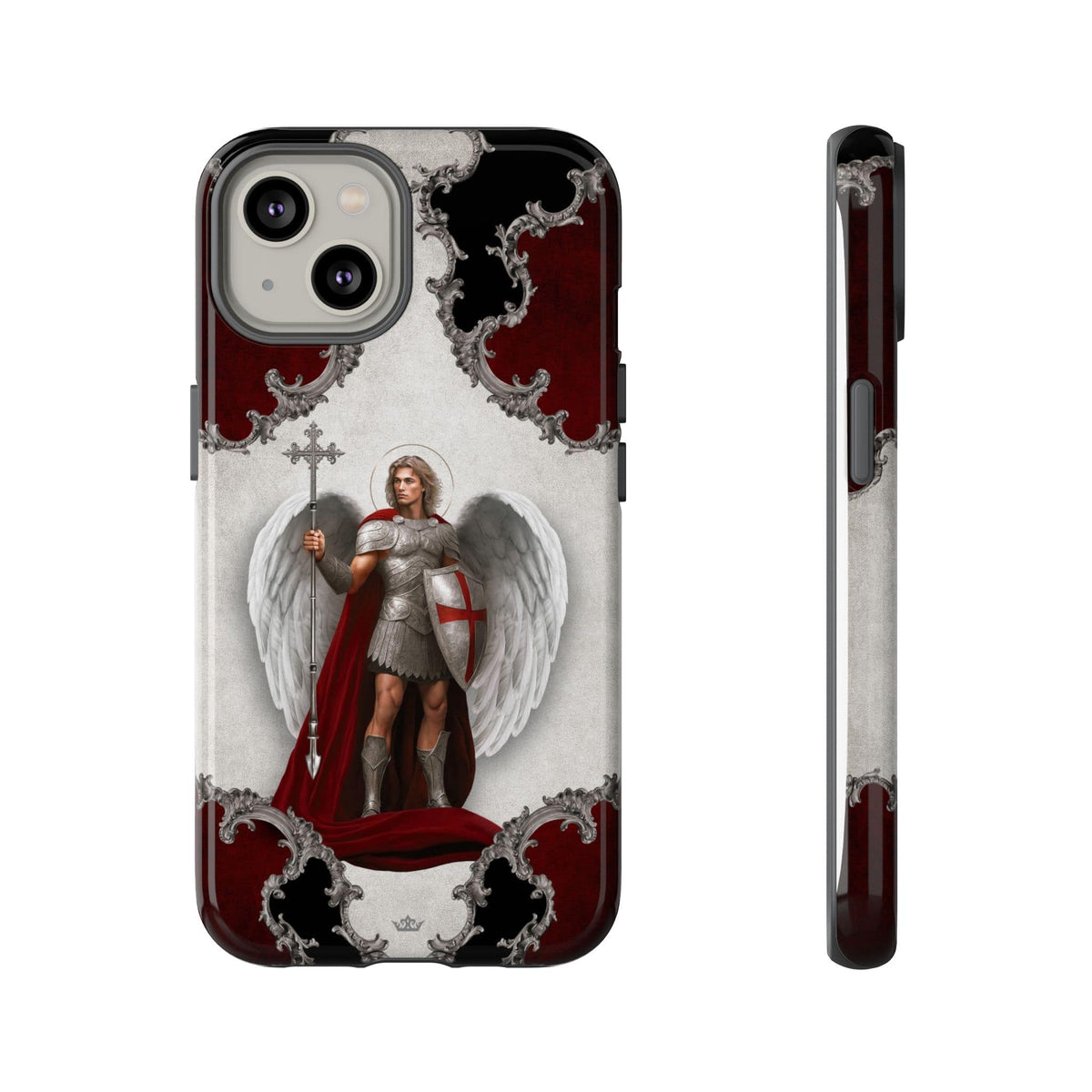 St. Michael the Archangel Victorious Hard Phone Case (Baroque) Copyright VENXARA