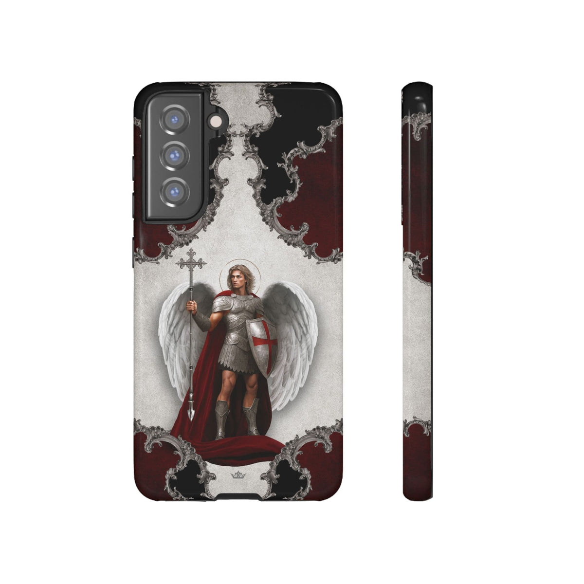 St. Michael the Archangel Victorious Hard Phone Case (Baroque) Copyright VENXARA