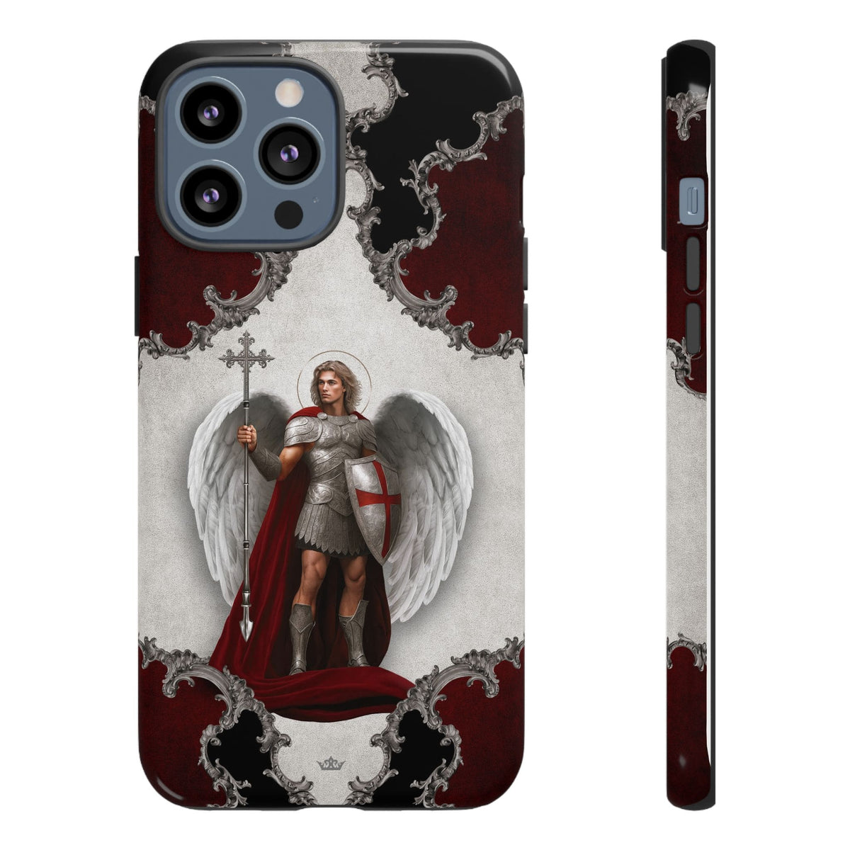 St. Michael the Archangel Victorious Hard Phone Case (Baroque) Copyright VENXARA