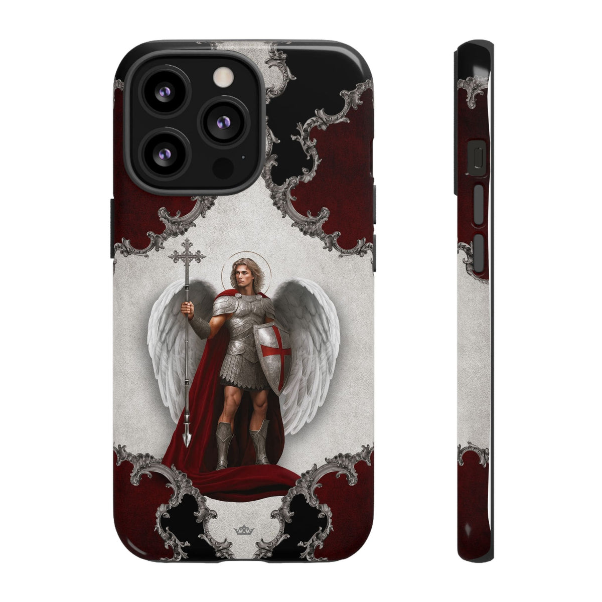 St. Michael the Archangel Victorious Hard Phone Case (Baroque) Copyright VENXARA