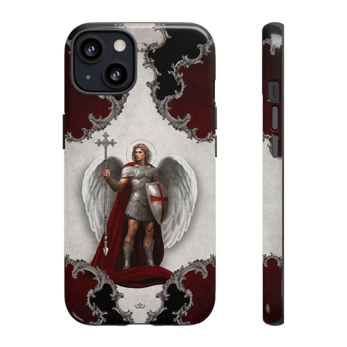St. Michael the Archangel Victorious Hard Phone Case (Baroque) Copyright VENXARA