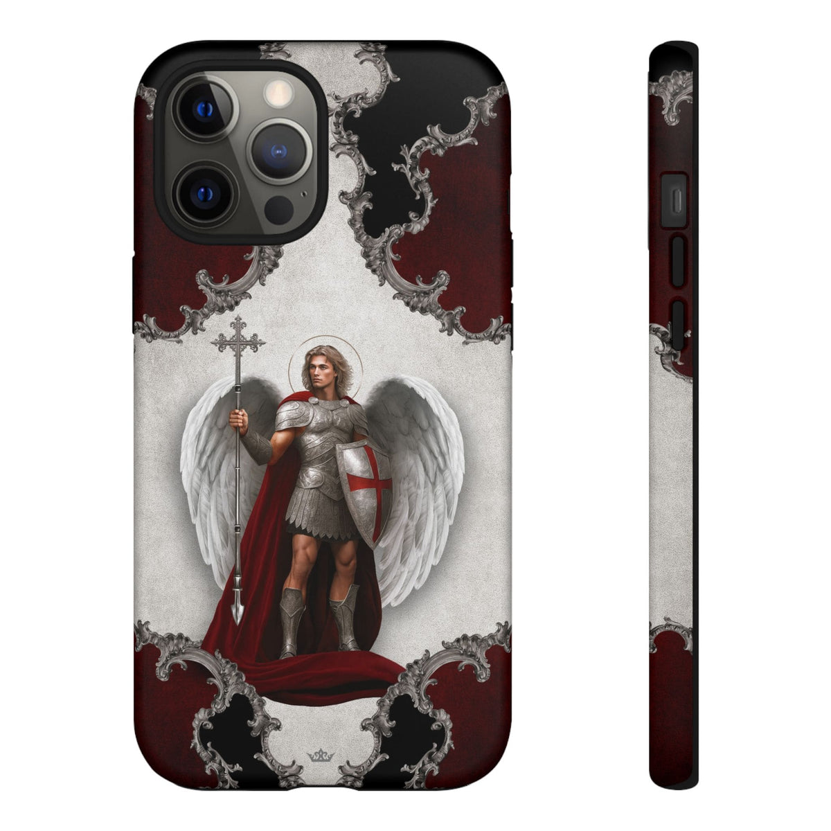 St. Michael the Archangel Victorious Hard Phone Case (Baroque) Copyright VENXARA