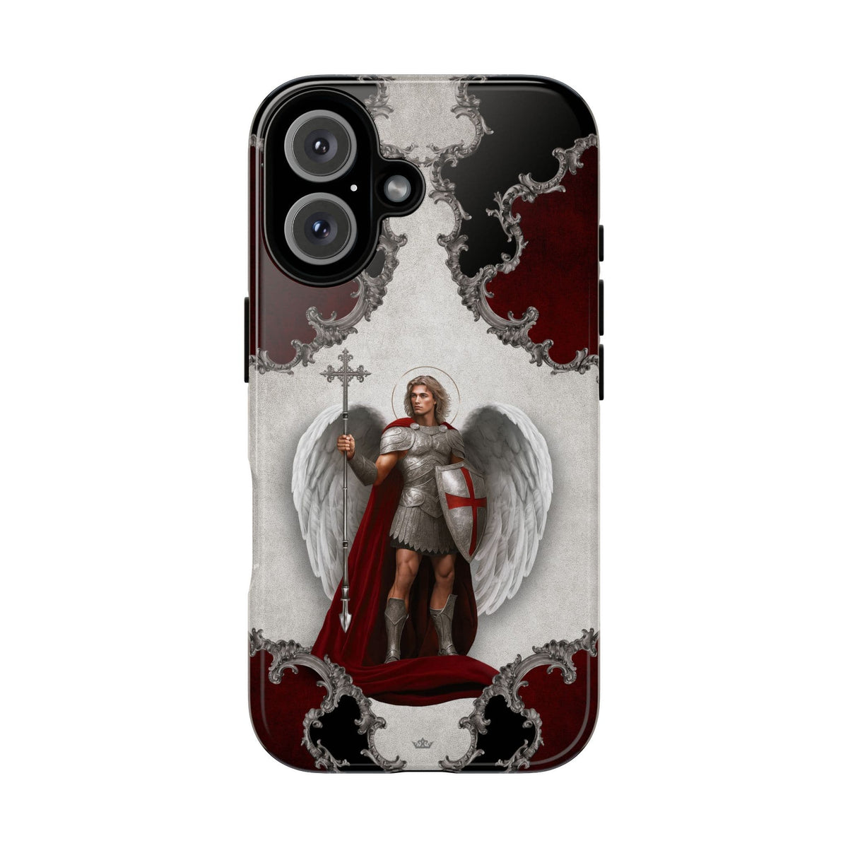 St. Michael the Archangel Victorious Hard Phone Case (Baroque) Copyright VENXARA