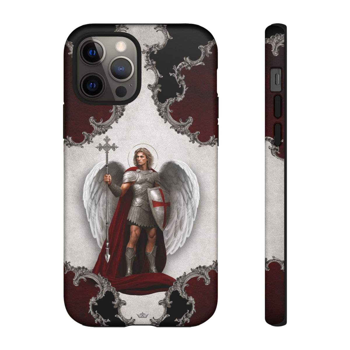 St. Michael the Archangel Victorious Hard Phone Case (Baroque) Copyright VENXARA