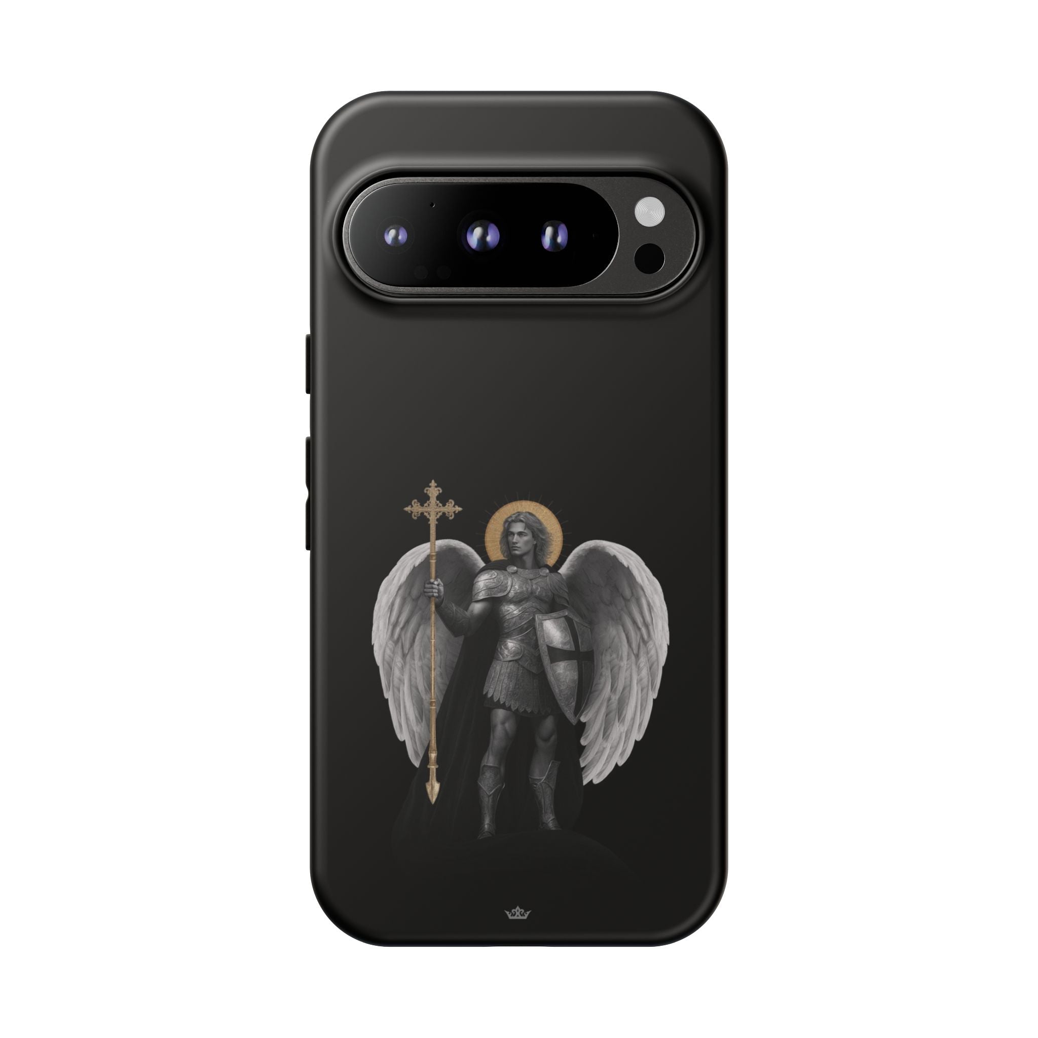 St. Michael the Archangel Victorious Hard Phone Case (Dark Night) - VENXARA