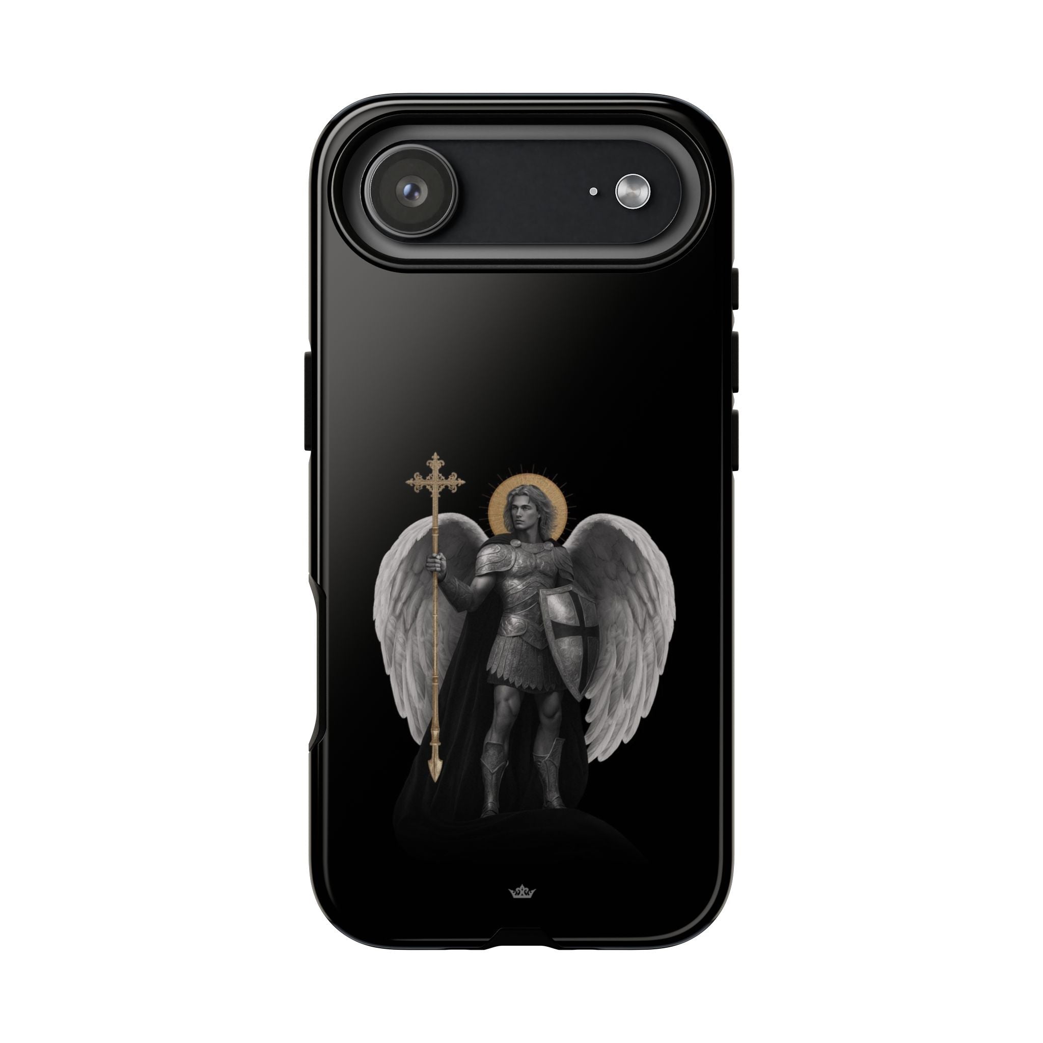 St. Michael the Archangel Victorious Hard Phone Case (Dark Night) - VENXARA