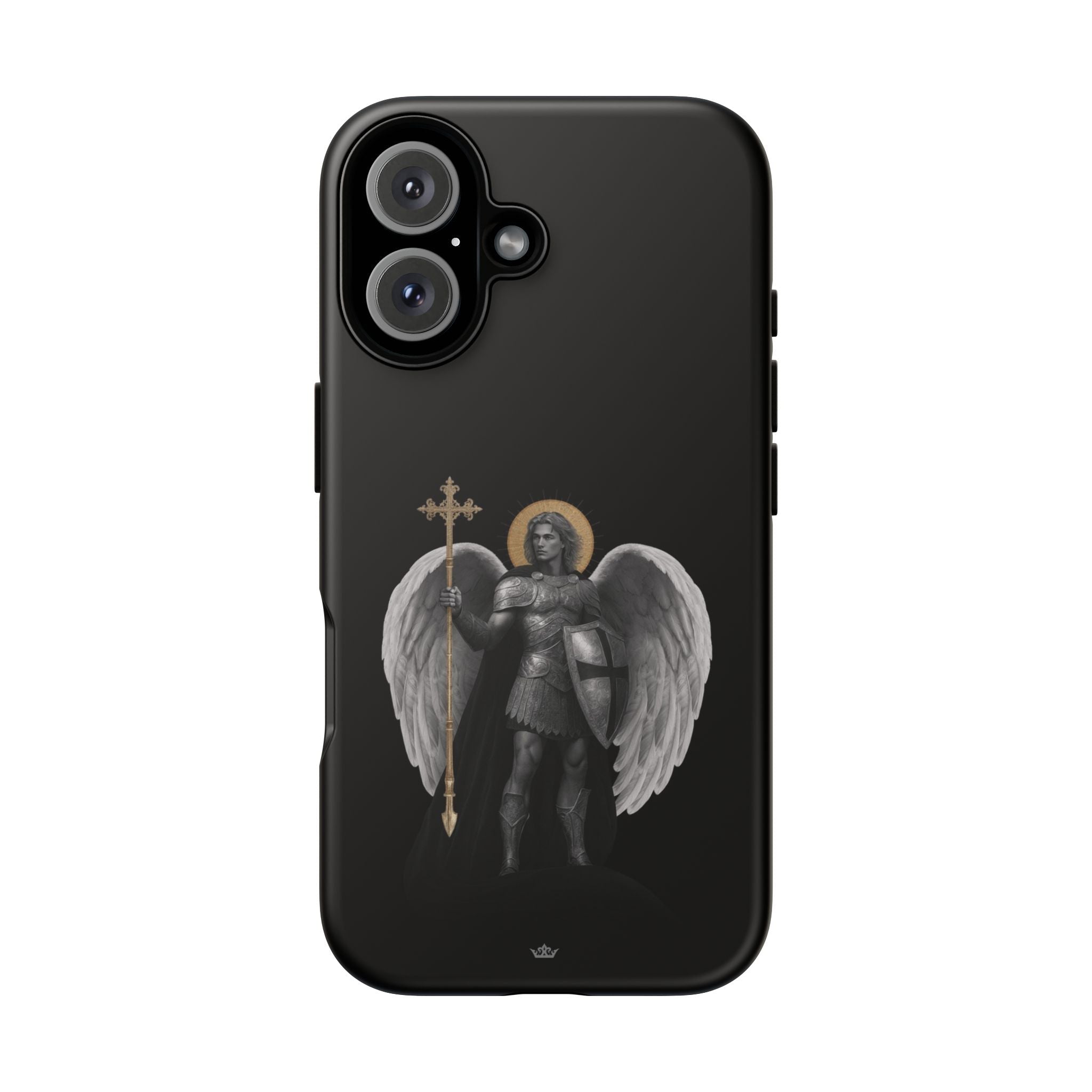 St. Michael the Archangel Victorious Hard Phone Case (Dark Night) - VENXARA