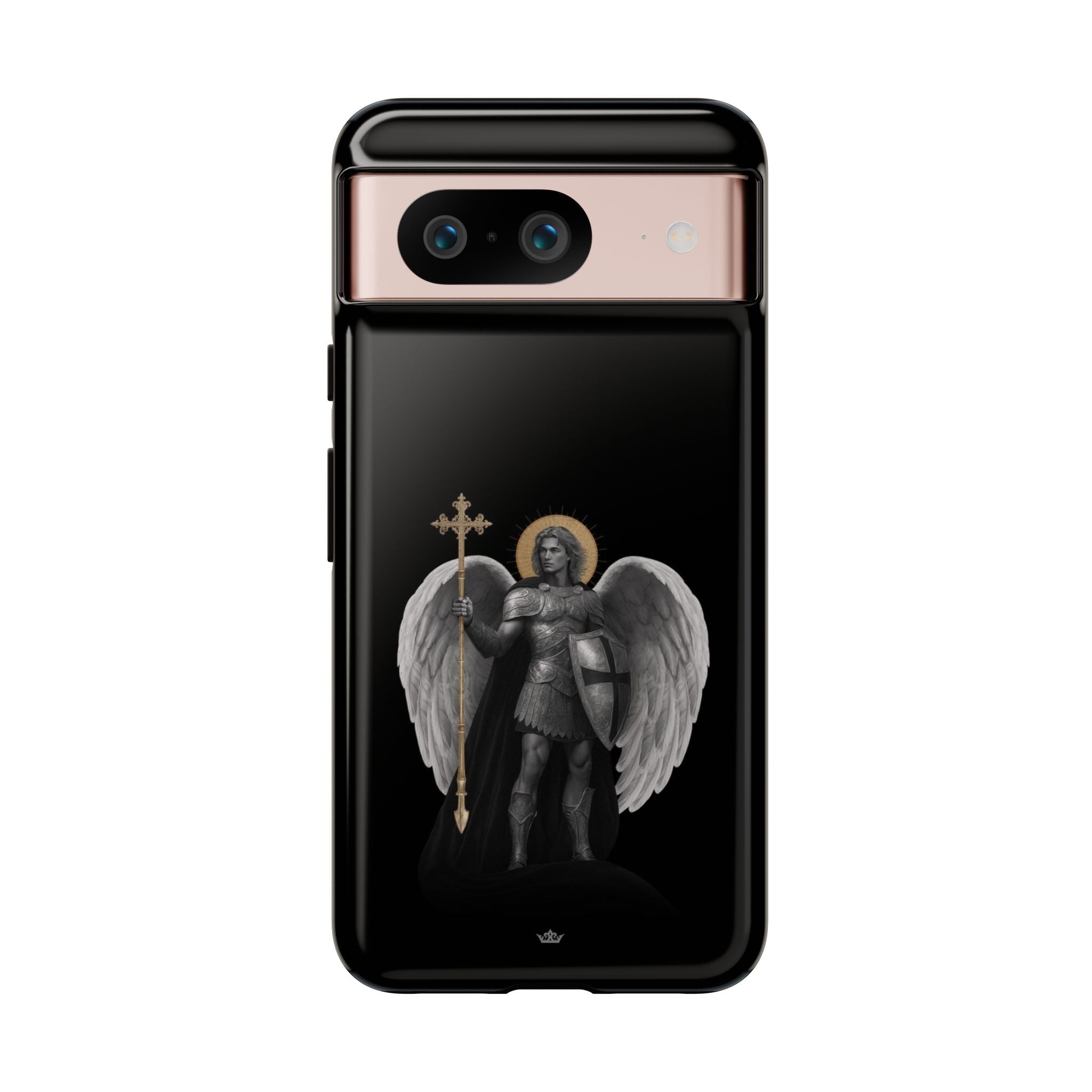 St. Michael the Archangel Victorious Hard Phone Case (Dark Night) - VENXARA