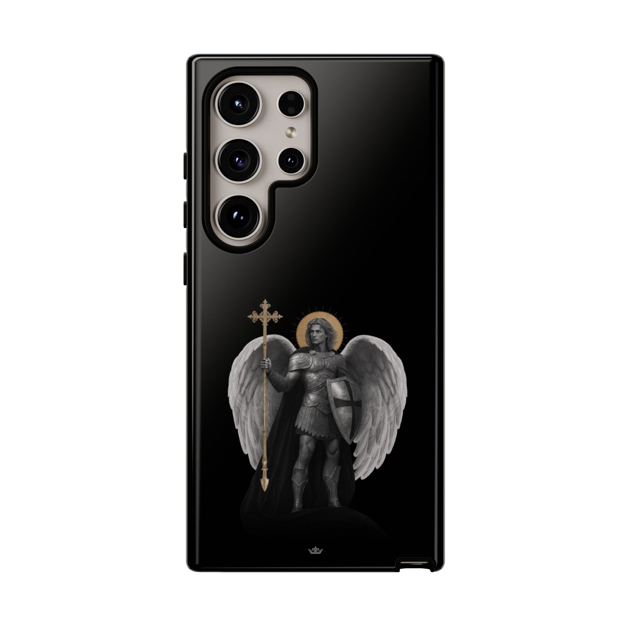 St. Michael the Archangel Victorious Hard Phone Case (Dark Night) - VENXARA