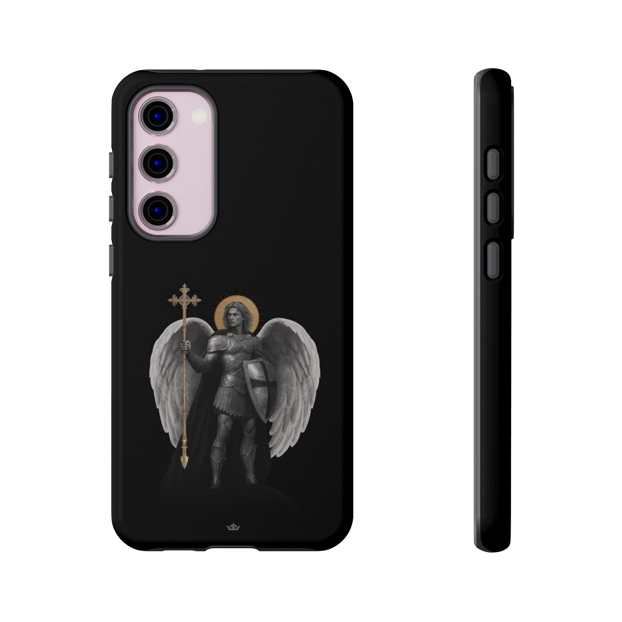 St. Michael the Archangel Victorious Hard Phone Case (Dark Night) - VENXARA®