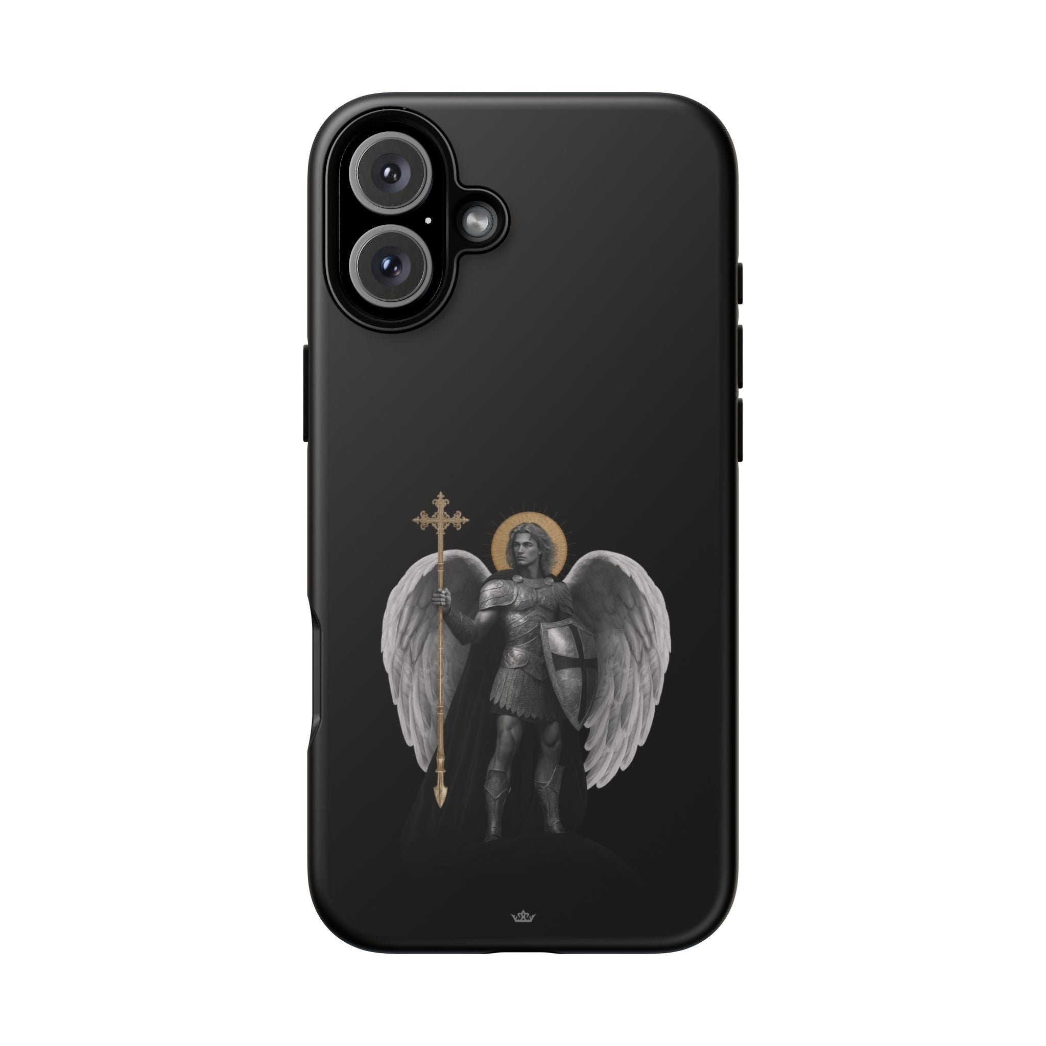 St. Michael the Archangel Victorious Hard Phone Case (Dark Night) - VENXARA