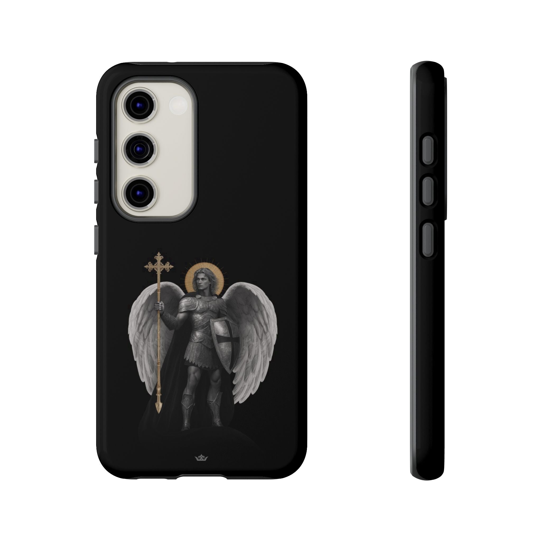 St. Michael the Archangel Victorious Hard Phone Case (Dark Night) - VENXARA