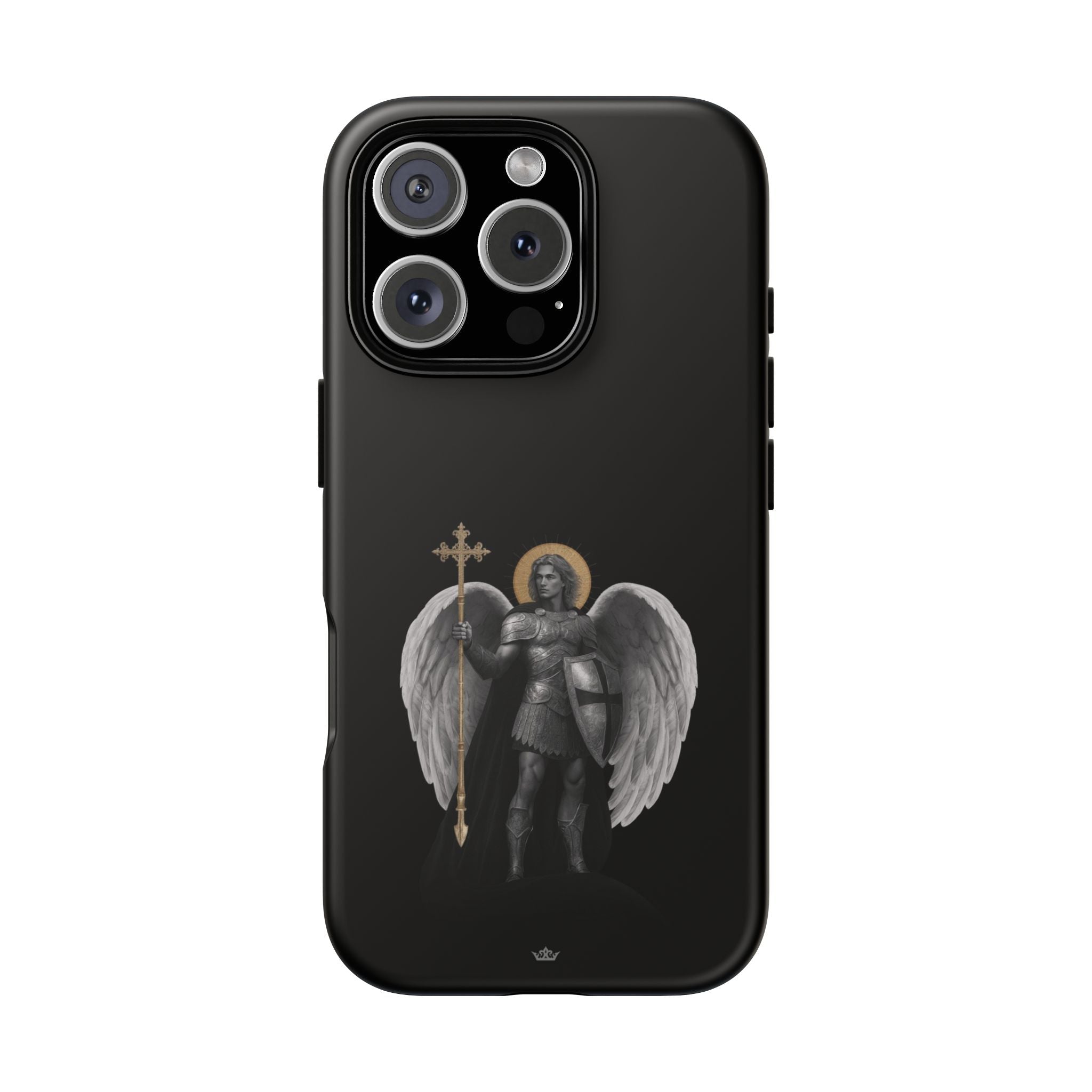 St. Michael the Archangel Victorious Hard Phone Case (Dark Night) - VENXARA